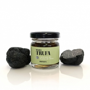 Trufa negra laminada en aceite 